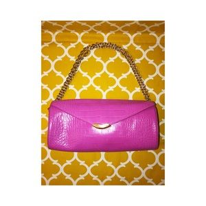 COPY - Ralph Lauren Vintage Croc Embossed Handbag